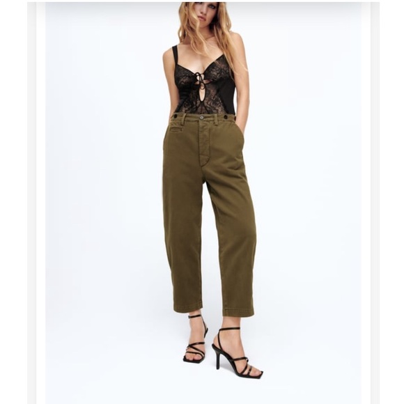Zara Pants - ZARA COTTON PANTS WITH POCKETS